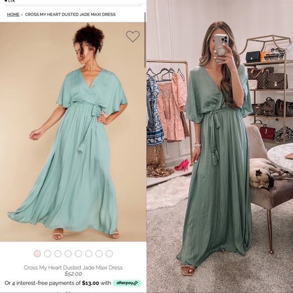 Jade Maxi Dress Never Worn - Picture 1 of 3